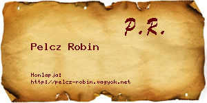Pelcz Robin névjegykártya